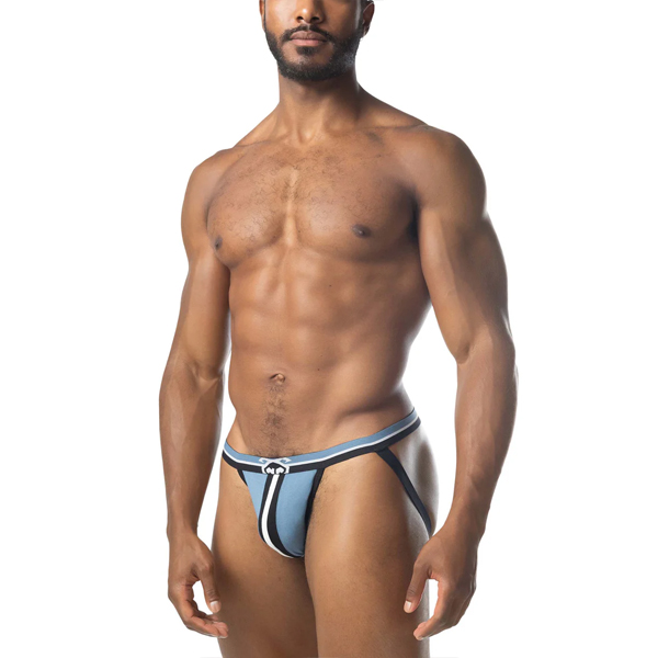 Nasty Pig Brawn Jock Strap | Blue Steel/Black/White
