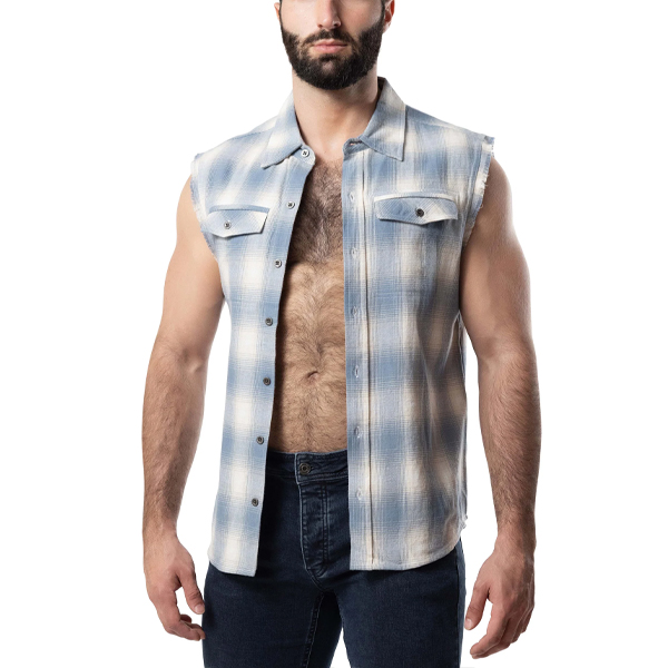 Nasty Pig Brawn Sleeveless Shirt | Perry Blue