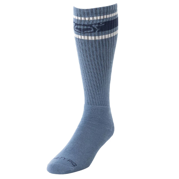 Nasty Pig Hook'd Up Sport Sock 3.0 - Blue Steel/Midnight Navy/White - OSFA