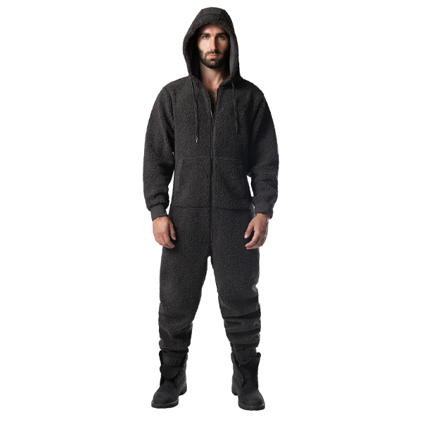 Nasty Pig Teddy Union Suit | Magnet Grey