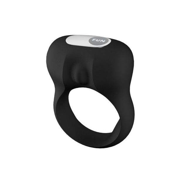Fun Factory Steady Black - Vibrating Cock Ring