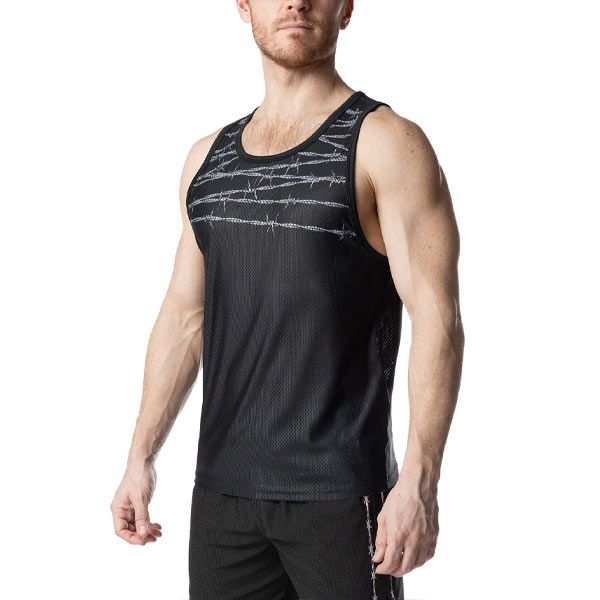 Nasty Pig Barbed Wire Tank Top - Black