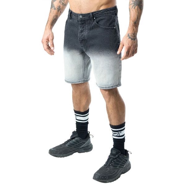 Nasty Pig Oxidize Denim Classic Short - Black/White