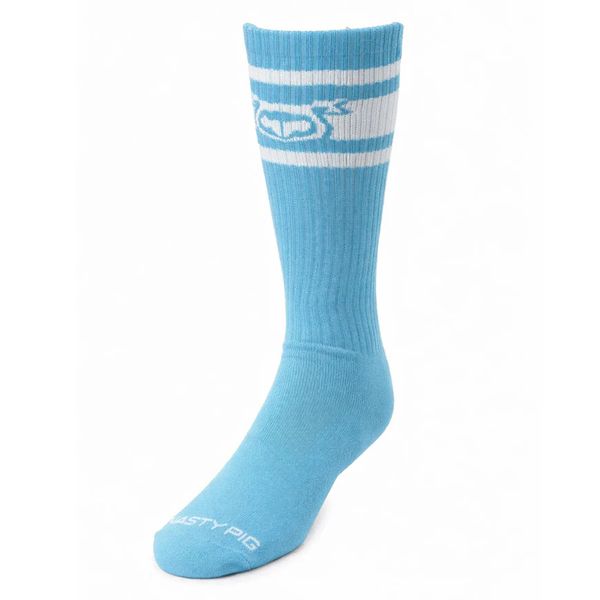 Nasty Pig Hook'd Up Sport Sock - Light Teal/White