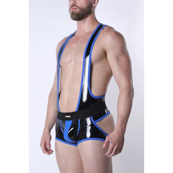 Cell Block 13 Liquid Night Singlet | Black/Blue 