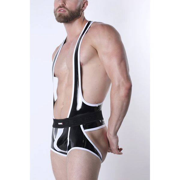 Cell Block 13 Liquid Night Singlet | Black/White