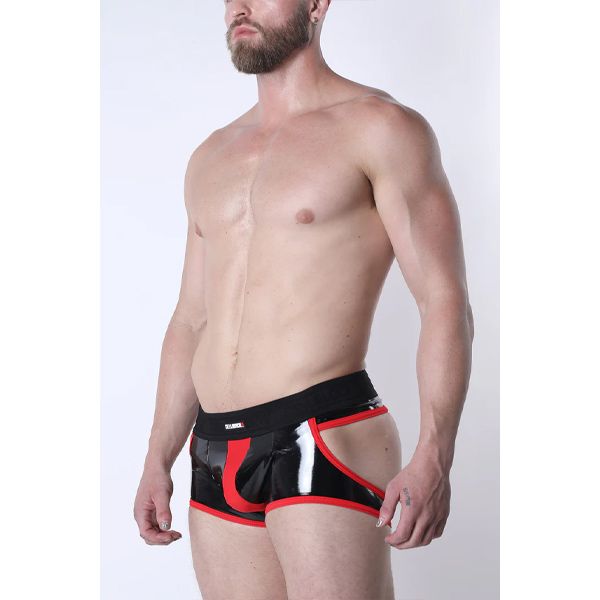 Cell Block 13 Liquid Night Trunk Jock | Black/Red