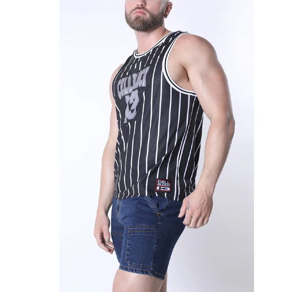 Cell Block 13 Full Court Tank Top | Black 