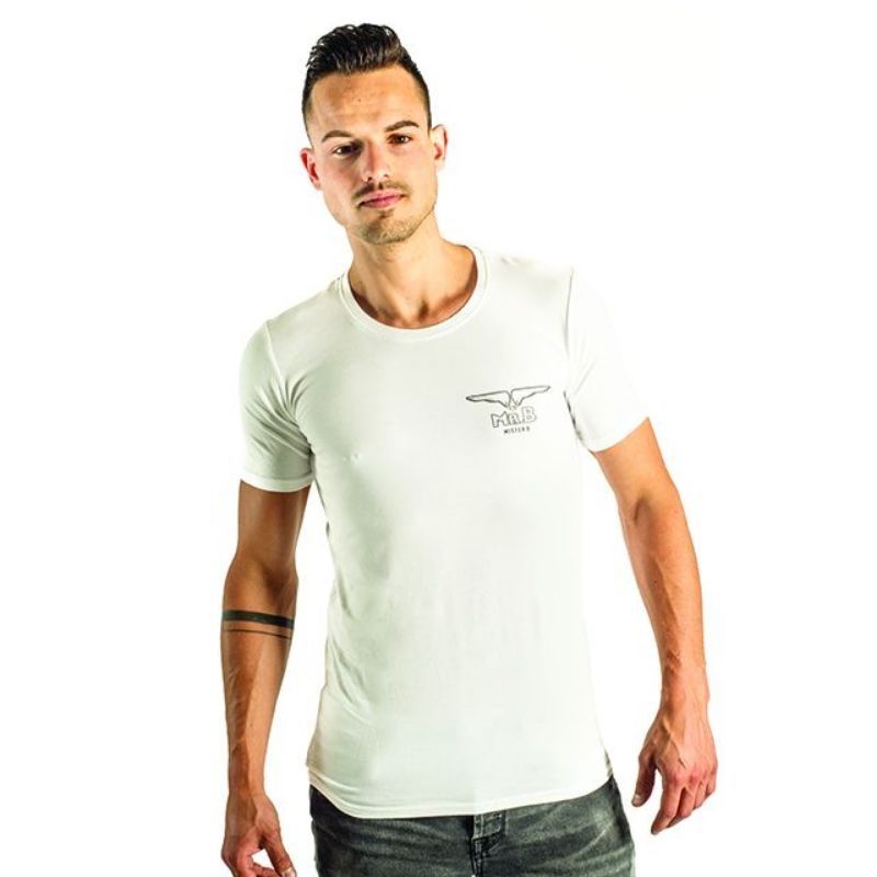 Mister B Logo T Shirt | White