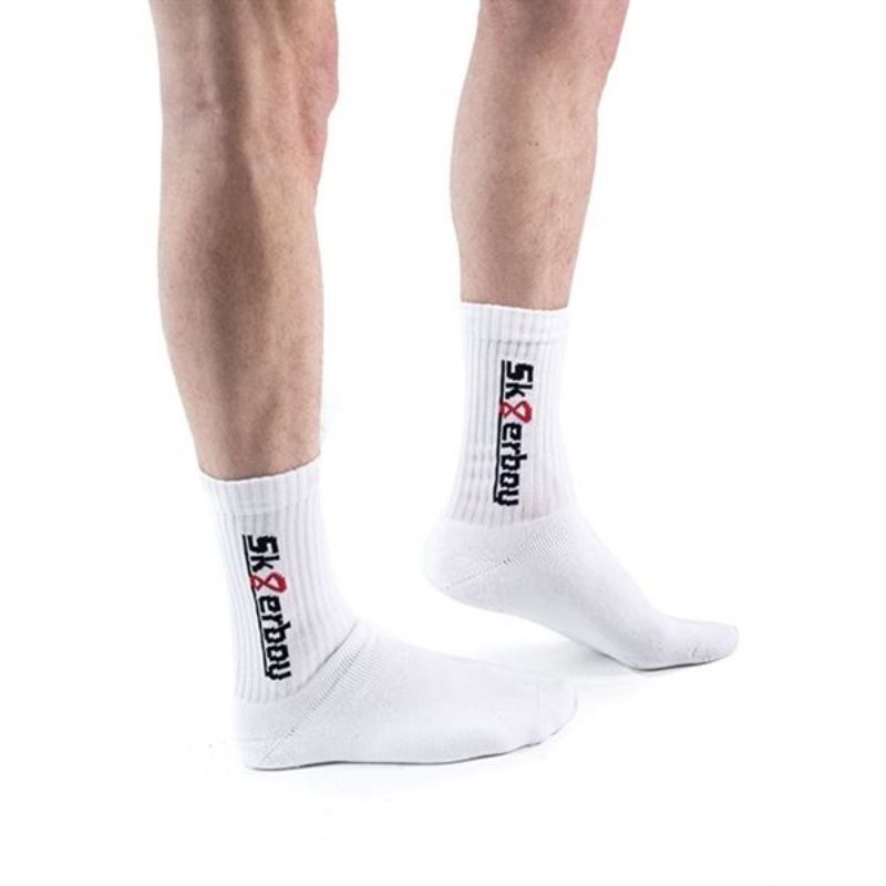 Sk8erboy CREW Socks | White
