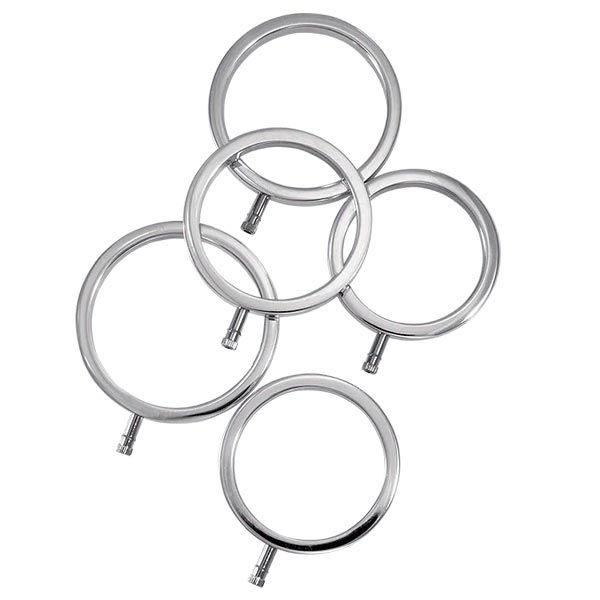 ElectraRings Solid Metal Cock Rings (5 pack)