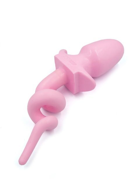 Pig Tail Butt Plug Pink