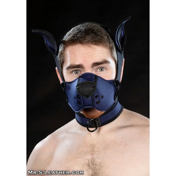 Mr. S Leather  Neoprene K9 Muzzle Kit - Navy