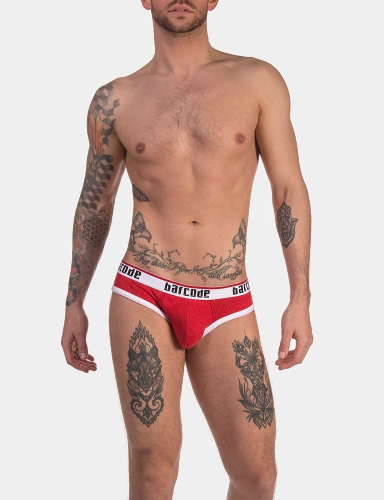 Barcode Berlin  BACKLESS MAXIME Brief | Red/White