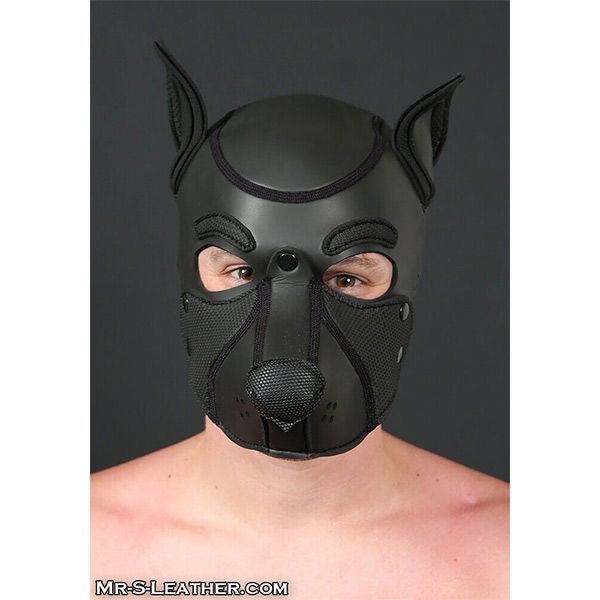 Mr S Leather NEOPRENE FRISKY Puppy Hood | Black 