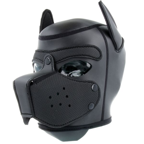 Mr S Leather NEOPRENE Puppy Hood: Replacement Muzzle | Black