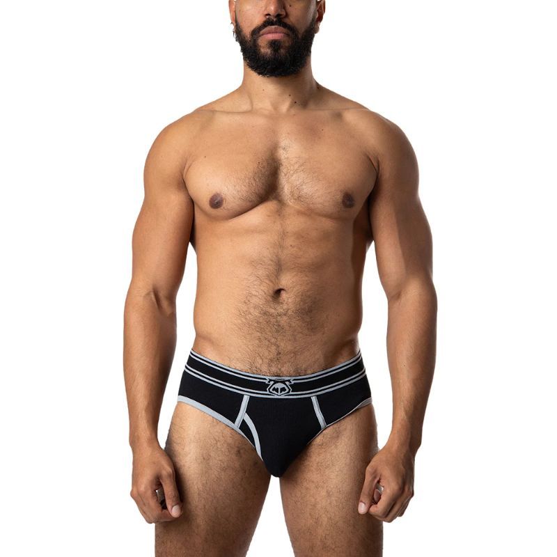 Nasty Pig CORE Y-FRONT Brief | Black & Grey