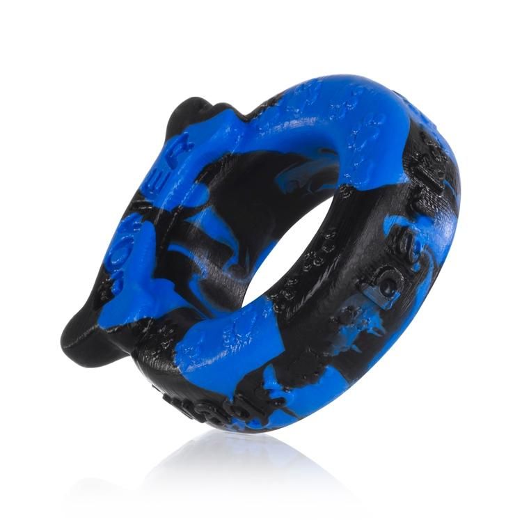 Oxballs BONER Silicone Cockring | Blue & Black