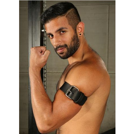 Mr S Leather Buckle Armband | Size Options