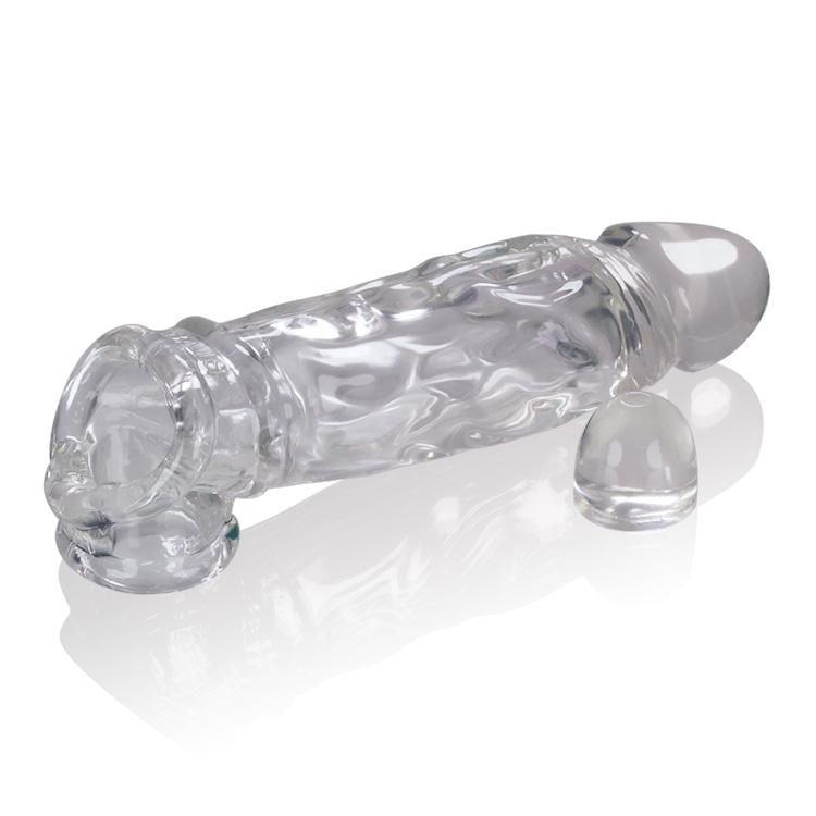 Oxballs BUTCH Cock Extender Sheath with Cocksling | Clear