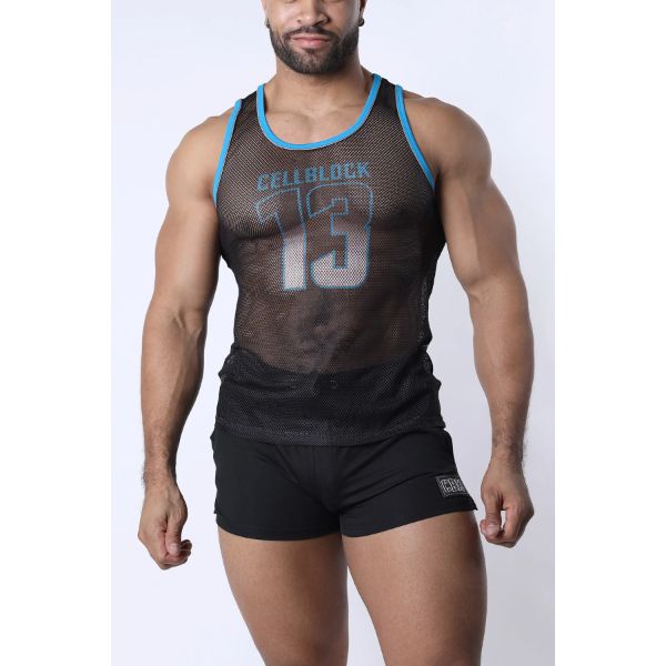 Timoteo Chain Reaction Tank Top | Blue