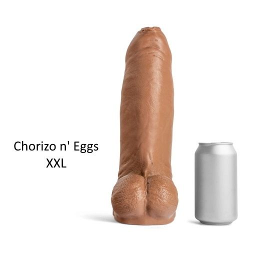 Mr Hankey's CHORIZO N' EGGS Dildo: XXL | 9.6 inches