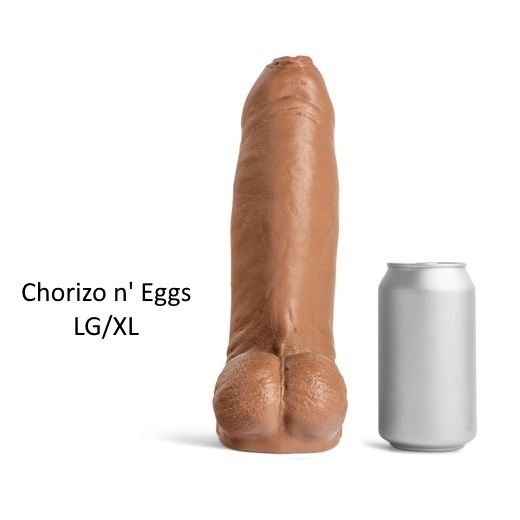 Mr Hankey's CHORIZO N' EGGS Dildo: Large / XL | 8.5 inches