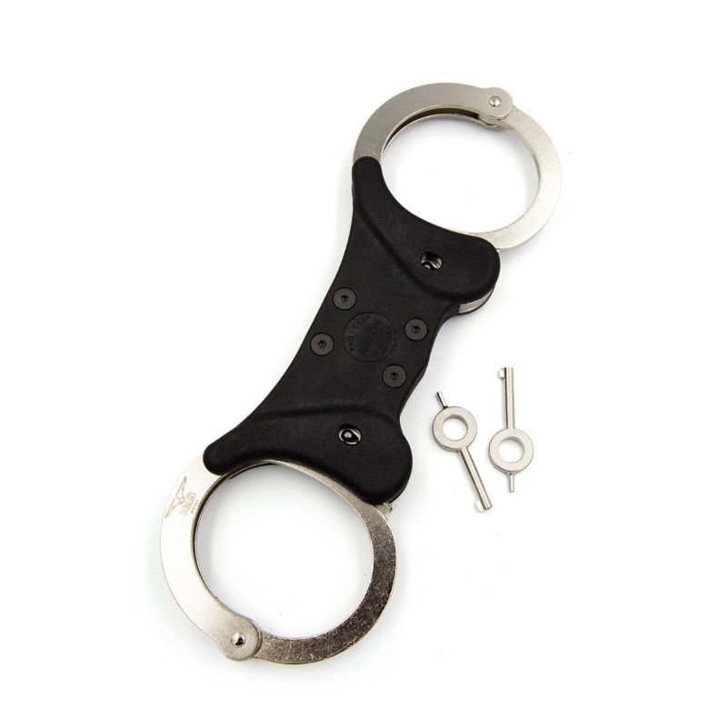 Mister B Handcuffs with Double Lock: RIGID | Steel