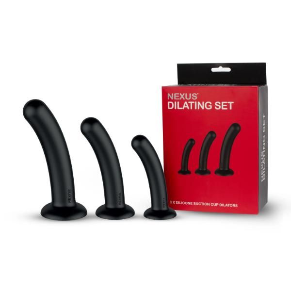 Nexus Silicone DILATOR Set with Suction Cup Base | 3 Pack