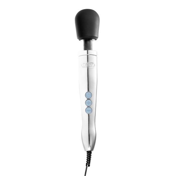 DOXY Die Cast - Powerful Vibrating Massage Wand | Polished Silver