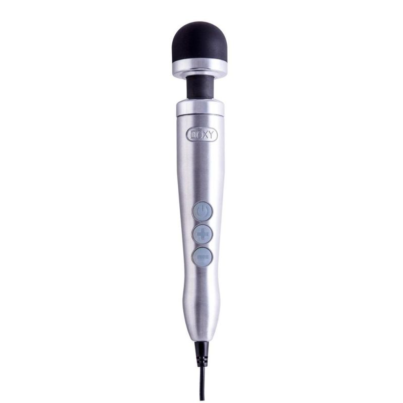 DOXY Number 3 - Powerful Vibrating Massage Wand | Die Cast Steel
