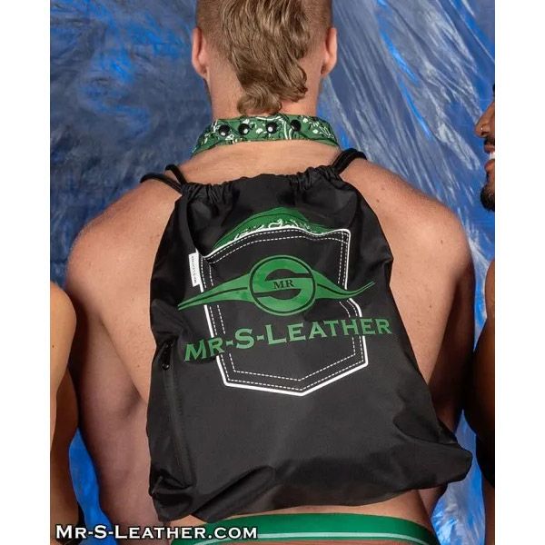 Mr S Leather Drawstring Pocket Bag | Hunter