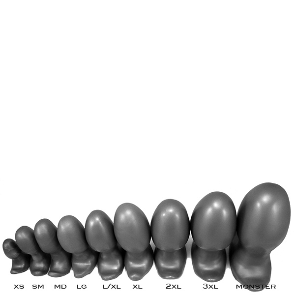 SquarePegToys® Egg Plug - SuperSoft Graphite