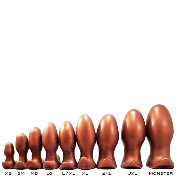 SquarePegToys® Egg Plug - SuperSoft Bronze