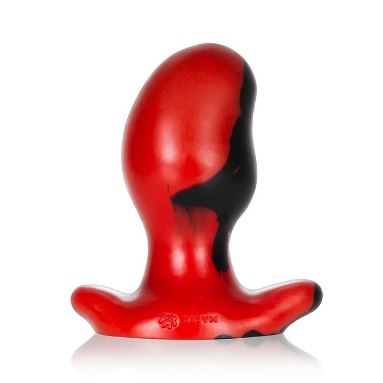 Oxballs ERGO Silicone Butt Plug: Small | Red & Black