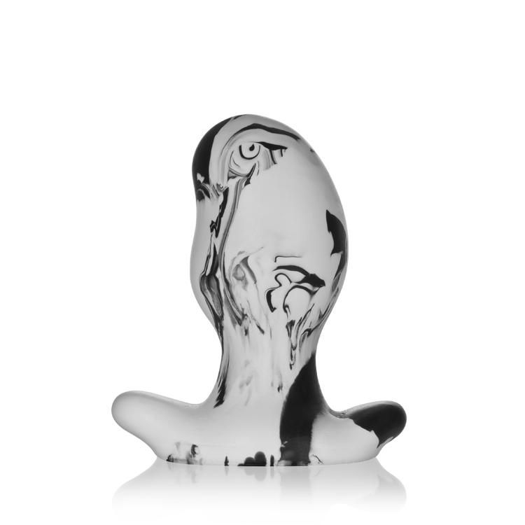 Oxballs ERGO Silicone Butt Plug: Large | White & Black