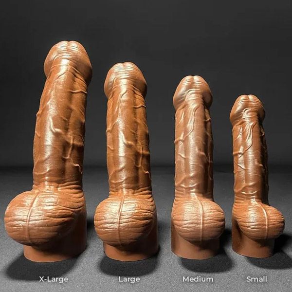 Erotixxx Toys Big Head - 75% Soft | Brown