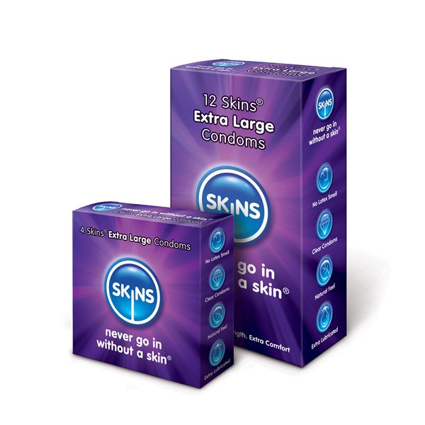 Skins Extra Large Condoms (4 or 12 Pack)