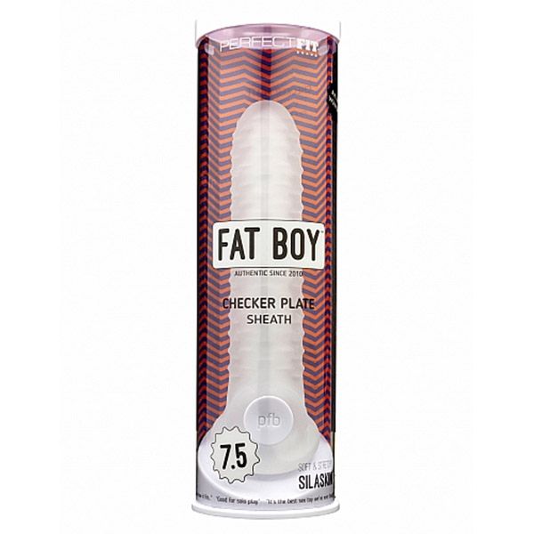 Perfect Fit Fat Boy Checker Box Sheath Clear | 7.5 Inches