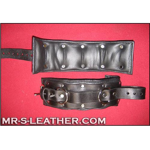 Mr S Leather Padded LOCKING Ankle Restraints by Fetters USA