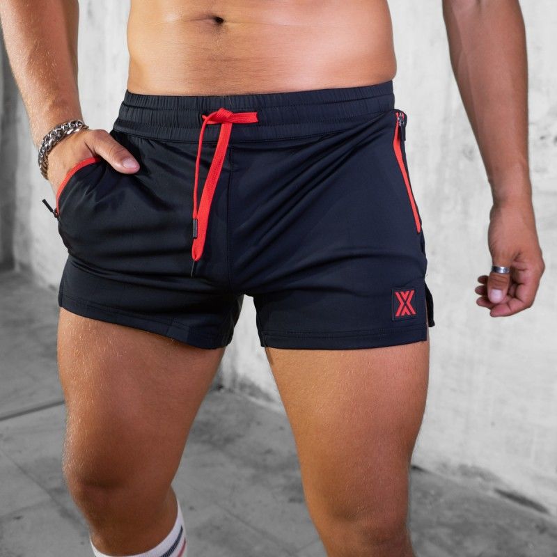 Boxer Barcelona Fit & Horny Short - Black/Red