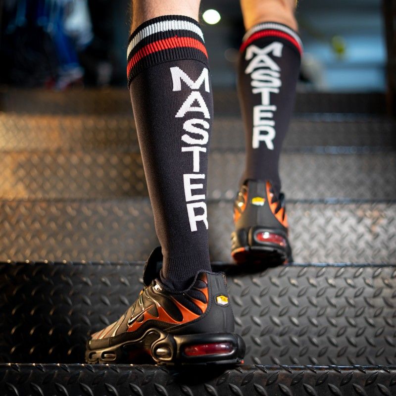 Boxer Barcelona MASTER Football Sock | Black/Red/White