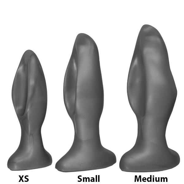 SquarePegToys® G squeeze™ Vaginal Plug - SuperSoft Graphite