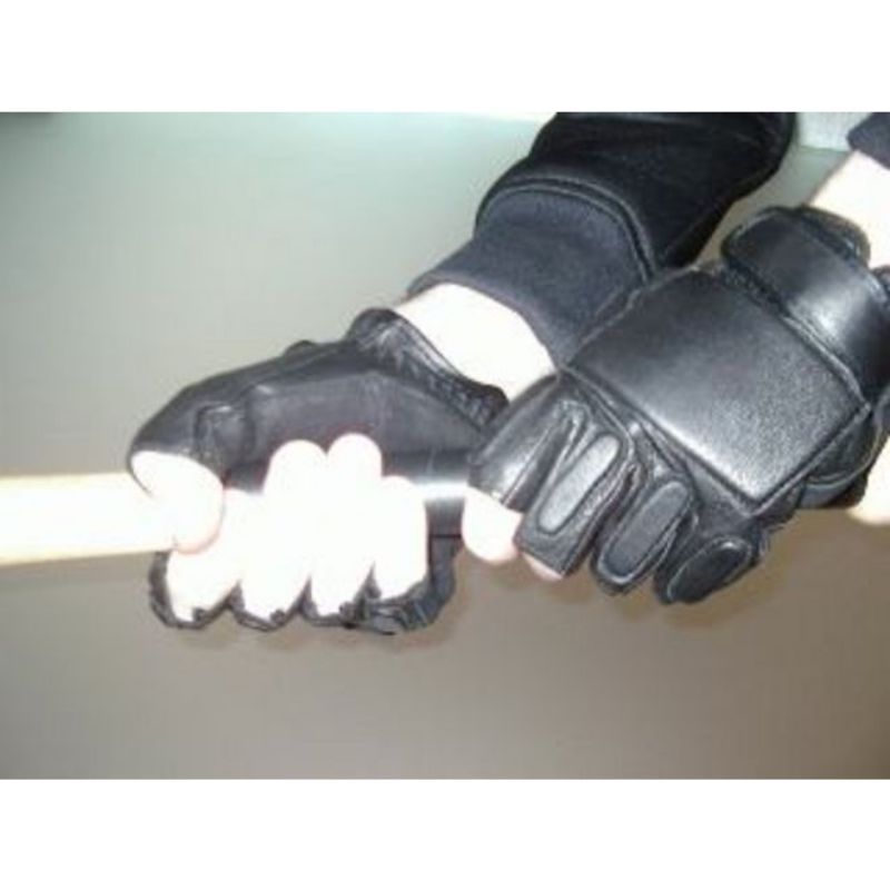 Boxer Barcelona DEFENDER Padded Fingerless Gloves | Leather
