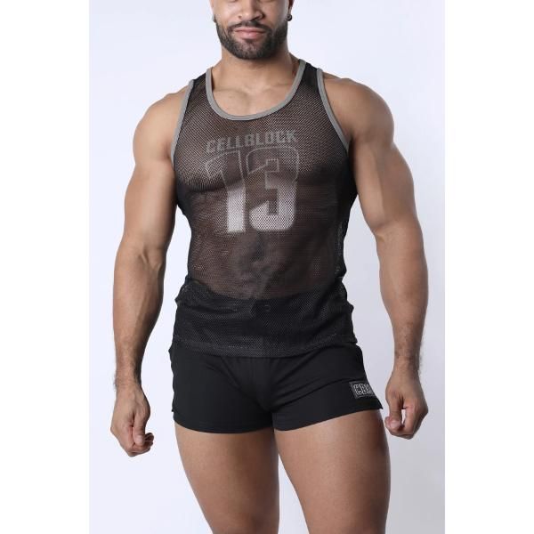 Timoteo Chain Reaction Tank Top | Grey