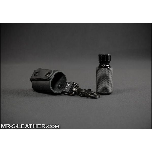 Mister S Leather Popper Bottle Holster Necklace | Leather