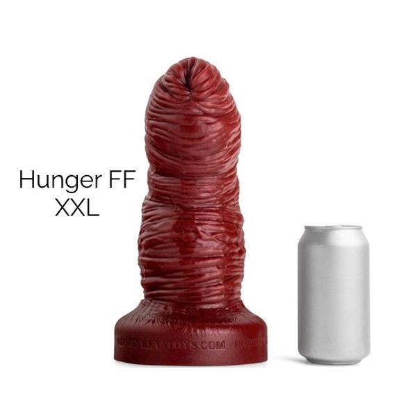 Mr Hankey's HUNGERFF Dildo: XXL | 9.25 Inches - Blood Red