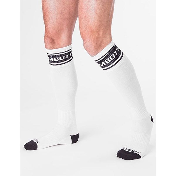 Barcode Berlin IDENTITY Football Socks BOTTOM White/Black