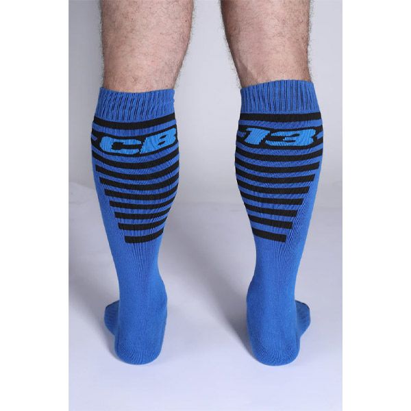 Timoteo Iron Grip Knee Socks | Blue