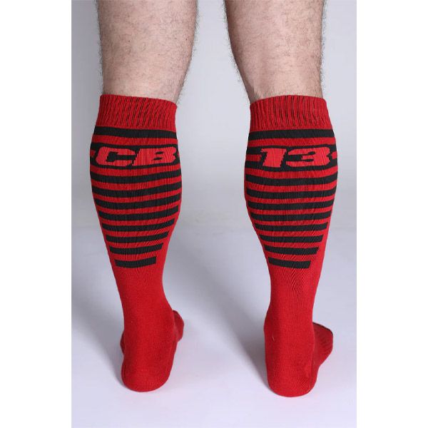 Timoteo Iron Grip Knee Socks | Red
